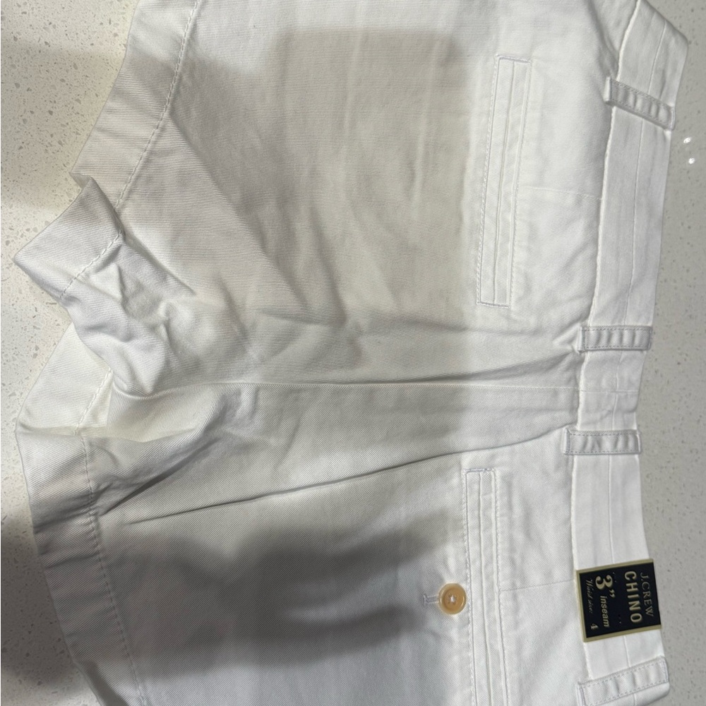 NWT J. Crew women’s White Shorts size 4  (3 inch inseam) - Picture 6 of 11